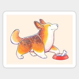 The watercolor dog Magnet